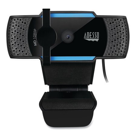 Adesso CyberTrack H5 1080P HD USB AutoFocus Webcam, 1920 x 1080, 2.1 Mpixels CYBERTRACKH5